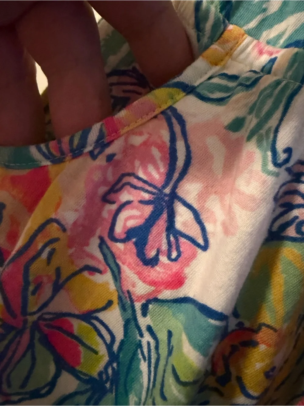 Kids Lilly Pulitzer Multicolor Floral Spaghetti-Strap Romper